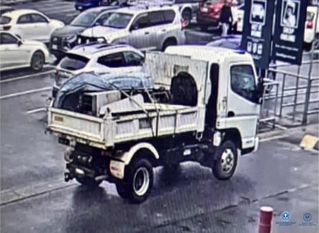 Police are seeking information from the public to help identify a truck and driver that allegedly reversed into a police car at Parafield in Adelaide