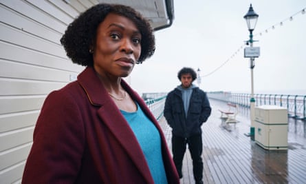 Rakie Ayola and Jordan Wilks in The Covenant.