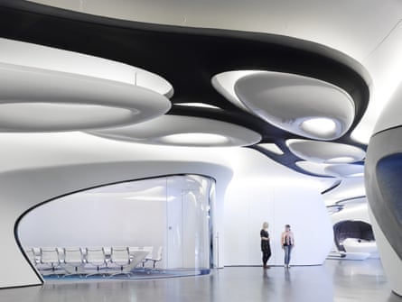 ‘Complex, curving forms’: the Roca London Gallery, Zaha Hadid, 2011.