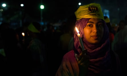 International women’s day vigil in Dhaka, Bangladesh.