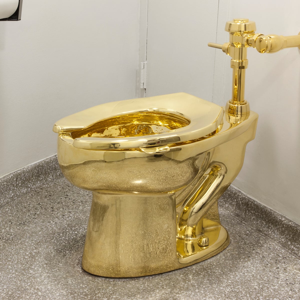 Flushed with success: solid-gold toilet to be installed at