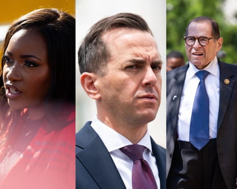 Jasmine Crockett, Rob Menendez and Jerry Nadler