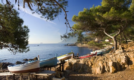 La Verne beach, Toulon.