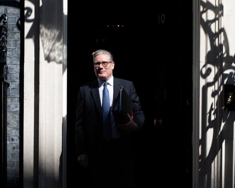 Keir Starmer at Prime Minister's Questions in parliament