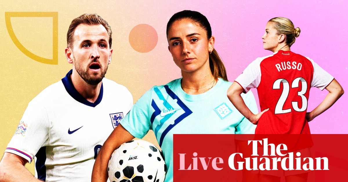 World Cup qualifying buildup to England v Andorra, WSL Q&A and Football League matchday live