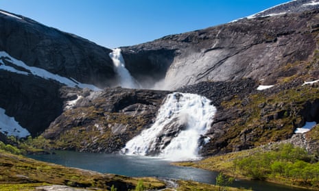 Sotefossen waterfall Norway.