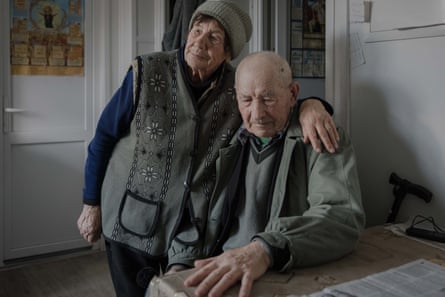 Mykola and Halyna Spivak at home