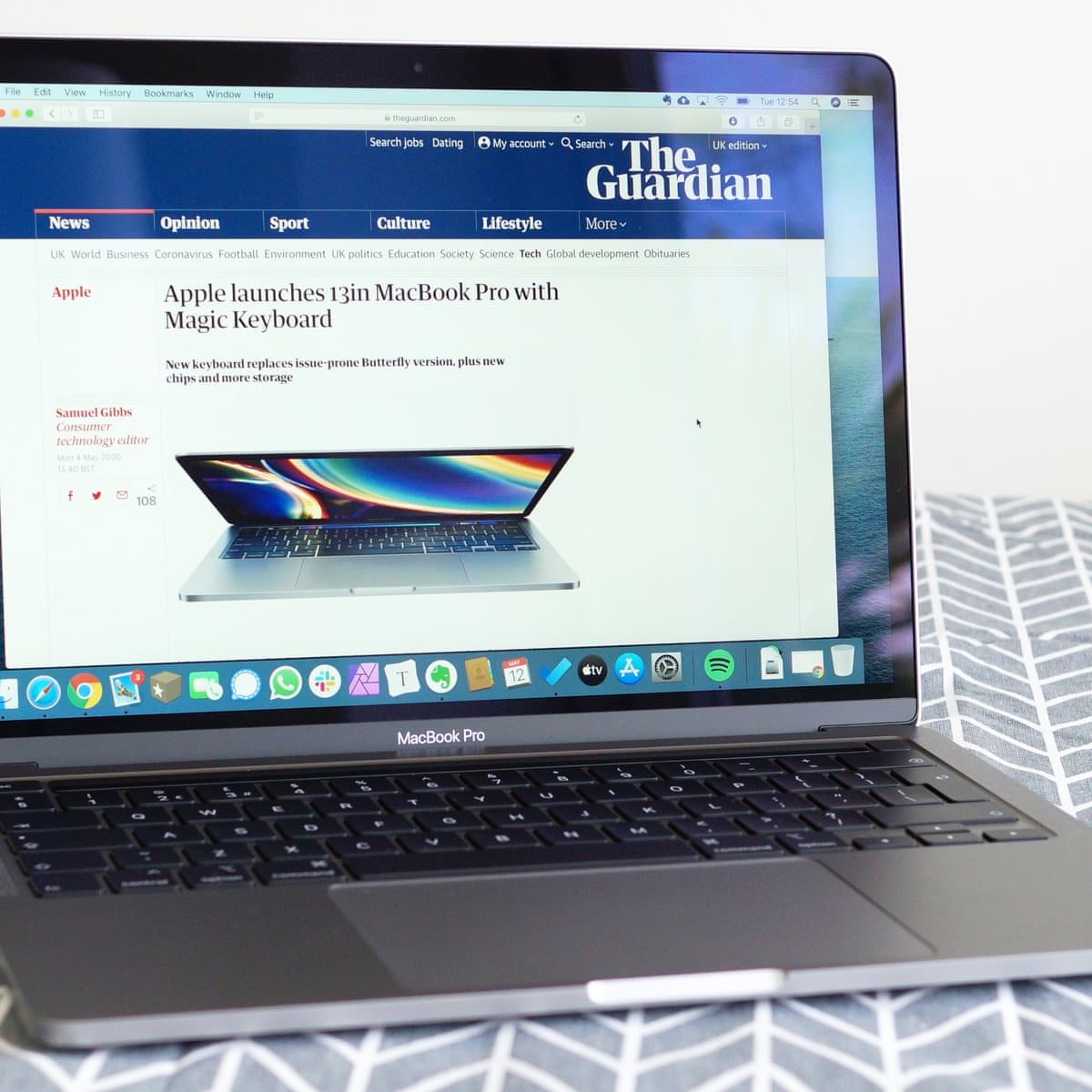 Apple 13in Macbook Pro Review 2020 Going Out On A High Apple The Guardian