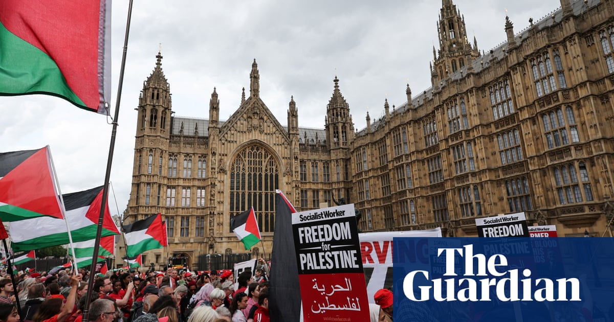 Britain must take the lead and recognise Palestine now | Letter