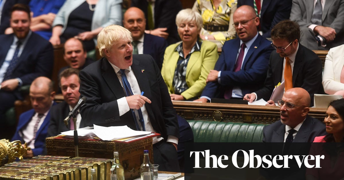 The Observer view on how Boris Johnson’s spectre haunts the Tory leadership race