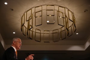 Malcolm Turnbull addresses the Menzies research centre in Sydney.