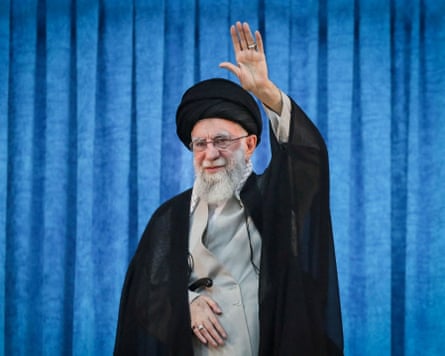İran'ın dini lideri Ayetullah Ali Hamaney.