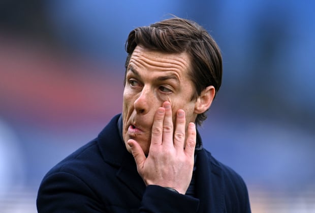 Fulham manager Scott Parker during the match with Crystal Palace at Selhurst Park.