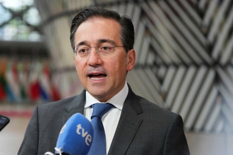 José Manuel Albares said Spain, Slovenia and Ireland have requested a discussion on suspending the EU’s association treaty with Israel.