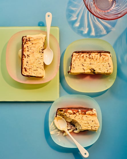 Matthew Adlard’s fresh mint semifreddo.
