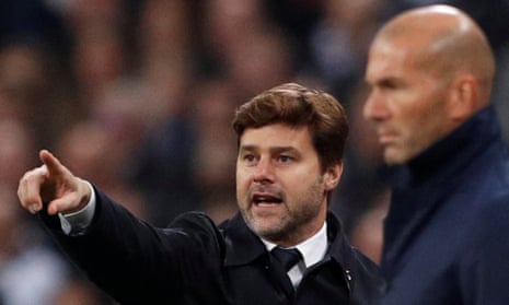 Mauricio Pochettino, left, won the tactical battle against Zinedine Zidane as Tottenham beat Real Madrid 3-1