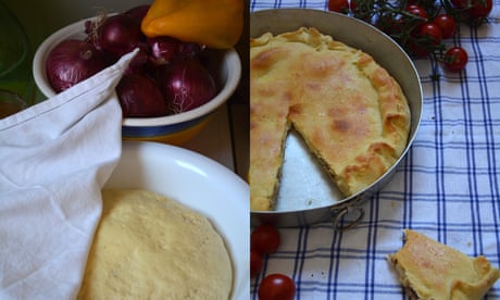 Rachel Roddy’s Sicilian stuffed bread pie recipe is perfect for picnics