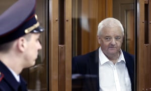 Frode Berg in a Moscow court before the announcement of the verdict