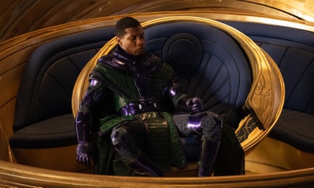 Jonathan Majors in the new Marvel film, Ant-Man and the Wasp.