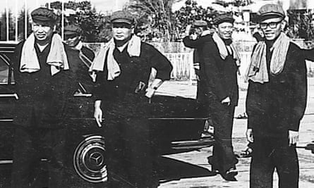 From left: Pol Pot, Noun Chea, Ieng Sary and Son Sen in Phnom Penh, 1975.