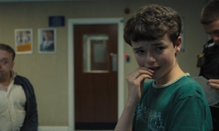 The 15-year-old actor Owen Cooper in Adolescence.