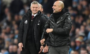 Ole Gunnar oldSolskjær (left) and Pep Guardiola (right) come up against one another again.