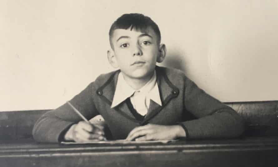 Paul Willer 1939 at school in Germany.