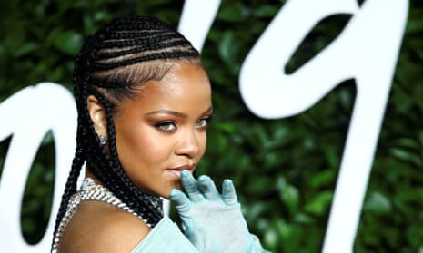 Rihanna at the Fashion Awards in 2019.