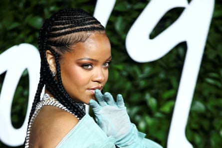 Rihanna at the Fashion Awards in December
