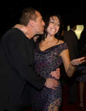 Fleiss with the actor Tom Sizemore at the premiere of Black Hawk Down in Beverly Hills in 2001.