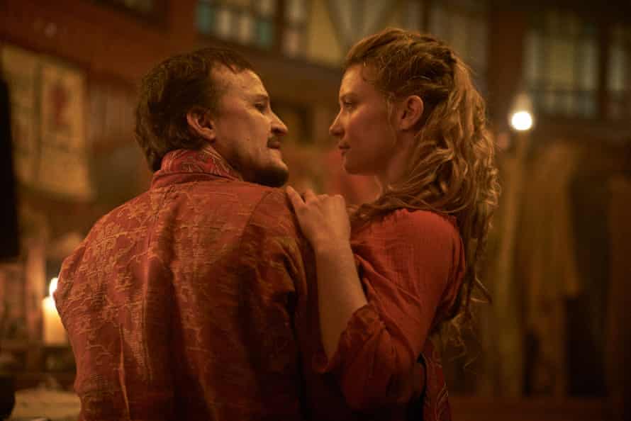 Damon Herriman and Mia Wasikowska in Judy and Punch.