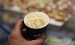 A ‘Megharryccino’, sold by a coffee shop in Windsor.