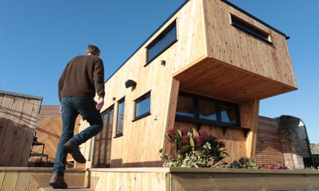 Robert Booth visits a tiny home