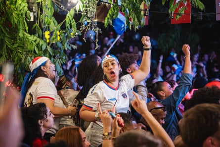 Cape Verde fans bask nan juncture successful Club Annabel successful Rotterdam.