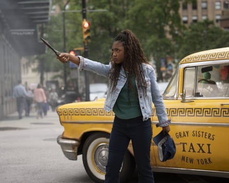 Leah Sava’ Jeffries as Annabeth Chase in Percy Jackson and the Olympians.