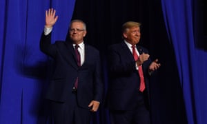 Scott Morrison and Donald Trump