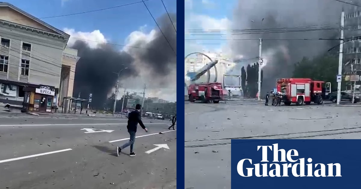 Footage purports to show aftermath of Russian strike in Vinnytsia, Ukraine – video
