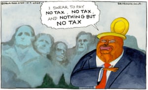 Steve Bell On Donald Trump S Tax Records Cartoon Opinion The Guardian