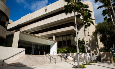 The Prince Jonah Kuhio Federal Building and US District Courthouse is seen in Honolulu, Hawaii.