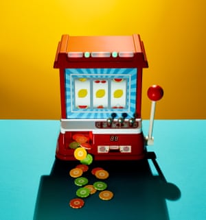 Toy slot machine