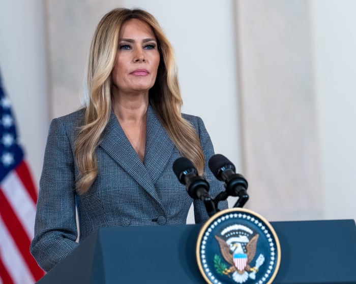 Melania says her piece about Epstein – doth the lady protest too much?