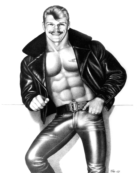 Tom of Finland’s Untitled Portrait of Durk Dehner, 1984.
