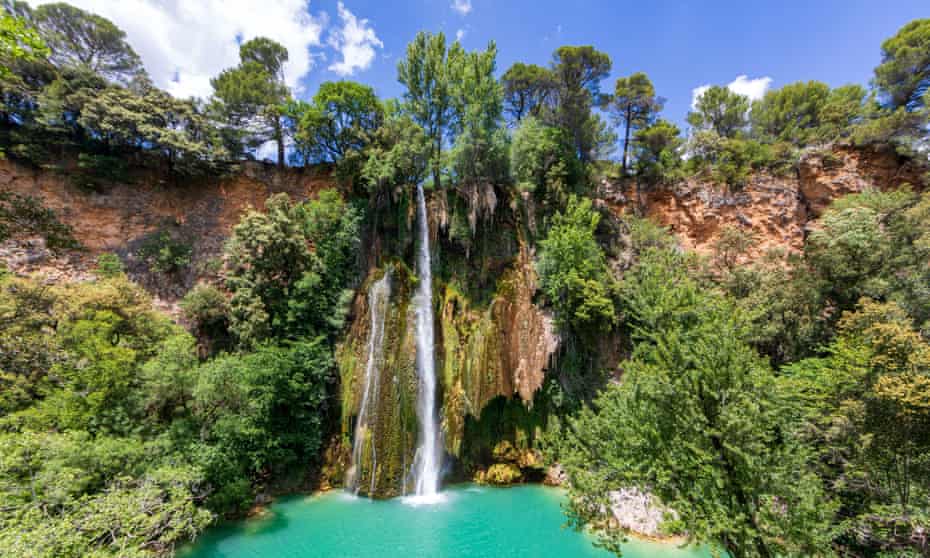 Waterfall of Sillans-la-Cascade.