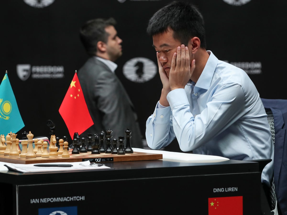 Ding freezes in chess world title battle as Nepomniachtchi regains lead, World  Chess Championship 2023