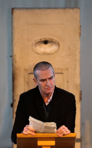 Rupert Everett reading The Ballad of Reading Gaol at the former prison in 2016.
