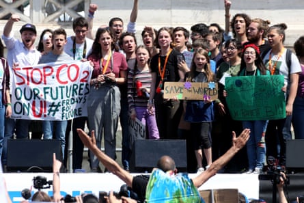 Greta Thunberg and environmental protesters