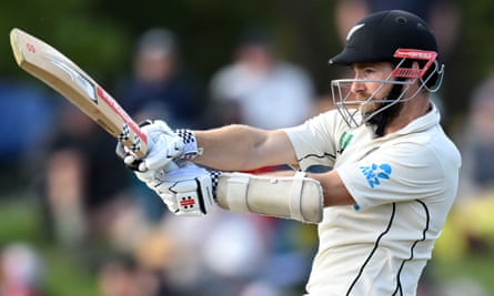 Kane Williamson led the New Zealand fightback on day two at Hagley Oval in Christchurch.