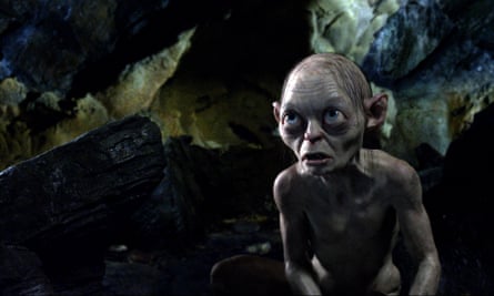 Gollum in The Lord of the Rings, Serkis’s breakthrough role.
