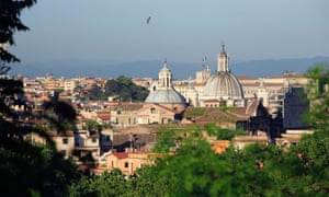 Rome from the Janiculum hill.