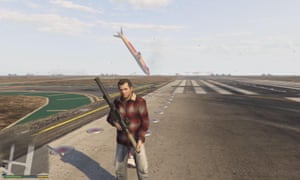 ‘I found myself, months into motherhood, planning a way to shoot a jumbo jet out of the San Andreas sky.’